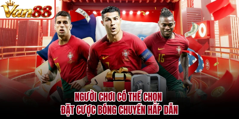 Người chơi có thể chọn đặt cược bóng chuyền hấp dẫn