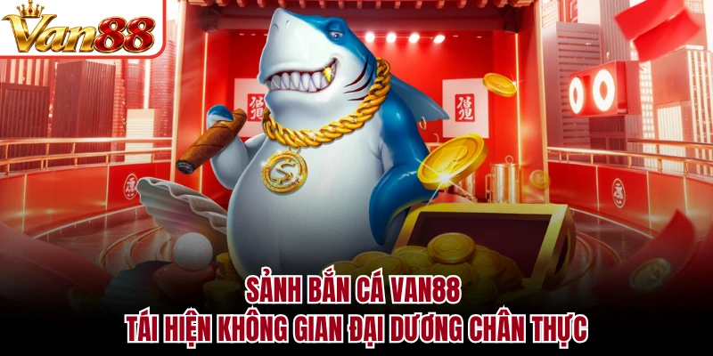Sảnh bắn cá VAN88 tái hiện không gian đại dương chân thực